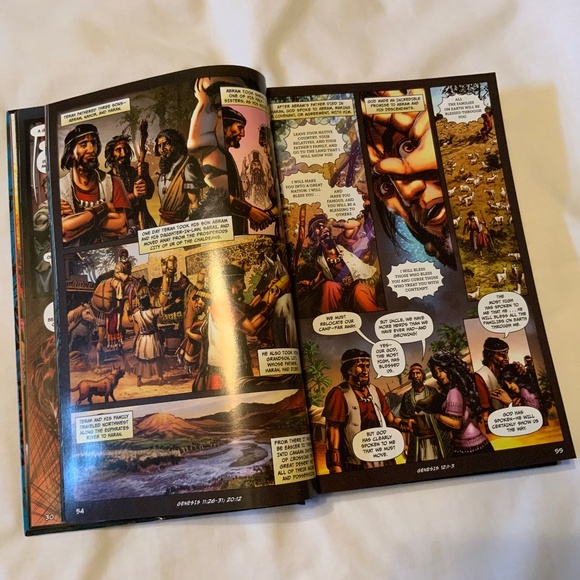 The Epic Bible: Graphic Novel by Marvel & DC Artists- Hardcover, NLT - Picture 6 of 12
